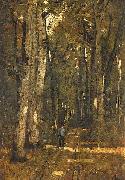Laszlo Paal In the Forest of Fontainebleau painting